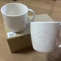 スターバックス ホワイトセラミックマグ 約390ml