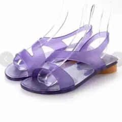 Melissa サンダル パープル クリア ハートソールのサムネイル