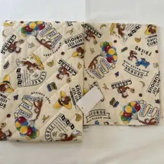 おさるのジョージ生地　2点セット