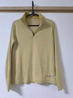 モンベル WIC.ボーダーロングスリーブジップシャツ Women's