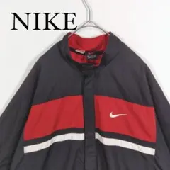 NIKE ナイキ ナイロンジャケット　US古着　胸ロゴ刺繍