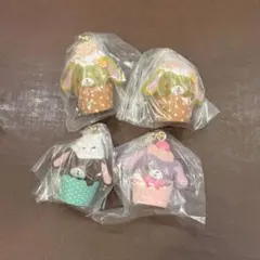 シュガーバニーズ　ガチャガチャ　カップケーキ　しろうさ　くろうさ　はなうさ