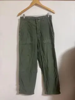 韓国軍 実物 ベイカーパンツ ミリタリー OG107 M47 カーゴパンツ 美品