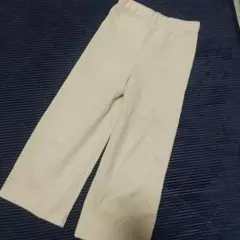 coca キッズ アイボリーベージュ ウエストゴム パンツ 120