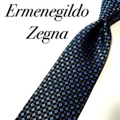 3509 エルメネジルドゼニア ネクタイ 総柄