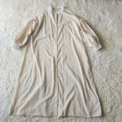 LOWY BY CORNERS　ロングワンピース　シャツワンピース　L　長袖