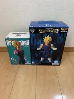 新品テープ付き ドラゴンボール 一番くじ 孫悟空 ベジータ フィギュア