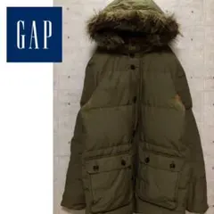 【希少】オールド　ギャップ　モッズコート　フーデッド　ファー　ダウン　Mのサムネイル