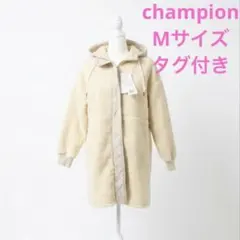 champion チャンピオン ボアフリースロングジャケット ナイロン イエロー