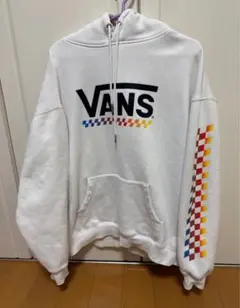 期間限定値下げVANS パーカー ホワイト Lサイズ