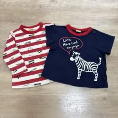 MouJonJon ムージョンジョン ベビー 半袖・長袖 90cm 2枚セット