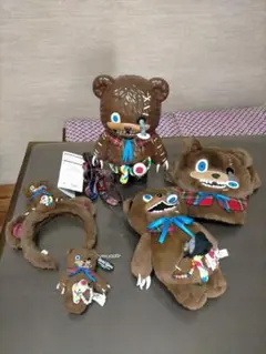 usjハミクマぬいぐるみ3セット パンク ソウル ハミクマ ユニバUSJ限定