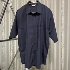 スティルバイハンド　ブルーチャコール　半袖シャツ　still by handのサムネイル