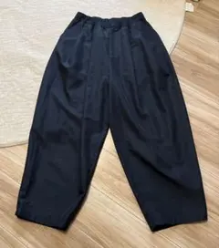 coen タックワイドパンツ　L