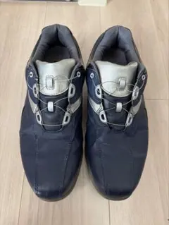 ネイビー ゴルフシューズ ダイヤル式