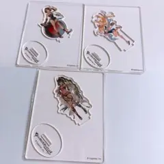 グラブル 水着 アクリルスタンド フィーナ カリオストロ ホルス セット
