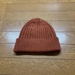 UNIQLO ヒートテックリブビーニー オレンジ