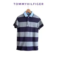 お値下げTommy Hilfiger ストライプ ポロシャツ