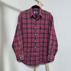 90s00sCHAPS ラルフローレン チェックシャツ M