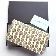 【新品】ナタリー・レテ×文庫革 h.p.france かぶせ長財布 蝶 限定品のサムネイル