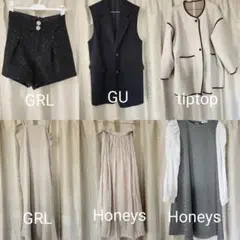 【最終値下！】レディース6点まとめ売り GRL GU tiptop Honeys