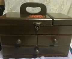 木製ソーイングボックス ジュエリー 収納