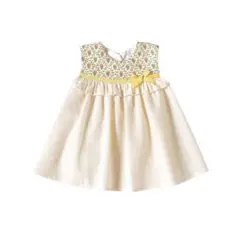 着るスタイドレス グリーン オケージョン よだれかけ スタイ グリーン 花柄