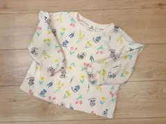 アンパンマン フリル　ピンクトレーナー　花柄　90 100