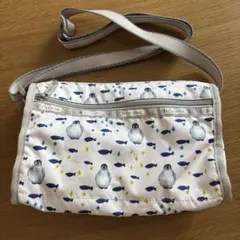 美品レスポートサック スイカ ショルダーバッグ ミニポシェット 