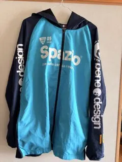 Spazio サッカー ピステ フード付き ネイビー
