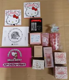 ハローキティ　食器　プレート　マグカップ　セット