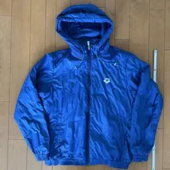 DESCENTE arena 青 フード付きジャケット　男児　150cmのサムネイル