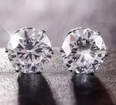新品✨一粒ダイヤ ピアス 3mm 両耳 ジルコニア
