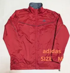 adidas CLIMA365 ジャケット Mサイズ レッド 裏地有り