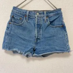 Levi's 501 デニムショートパンツ カットオフ レディース S〜M相当