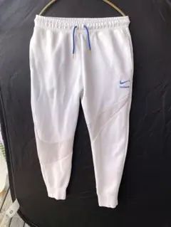 NIKE テックフリース パンツ ホワイト ブルー スウェット ジョガーパンツ