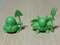 ドラゴンクエスト　ベビーサタン＆いたずらもぐら　消しゴムフィギュア　当時物