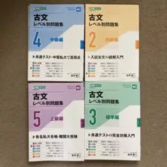 古文レベル別問題集 4冊セット