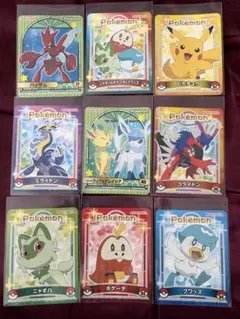 ポケモンカレーシールセット 9枚