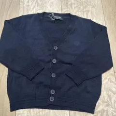 新品☆コムサイズム　紺　ベーシック ニット カーディガン100㎝