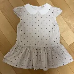 petit main ドットチュニック 130