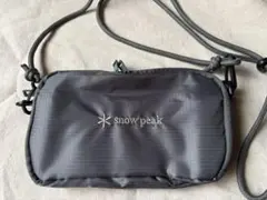 snow peak お財布ショルダーバッグ　スノーピーク　リンネル