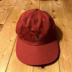 Polo by Ralph Lauren 赤 キャップ made in USA