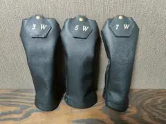 ヘッドカバー│3点セット｜3W 5W 7W｜マグネットタグ 2WAY｜手作り｜