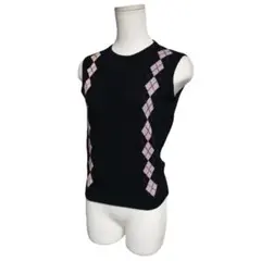 【イングランド製】JOHN SMEDLEY/ジョンスメドレー★アーガイルベストS