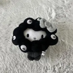 黒ミャクミャク　サンリオ　ハローキティ　カラビナ付き　BC マスコット