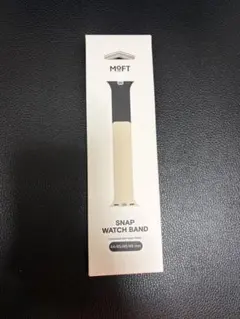【新品】MOFT ウォッチバンド 44mm ジェットブラック × サンドベージュ