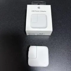 Apple純正12W USB Power Adapter Apple 充電器　白