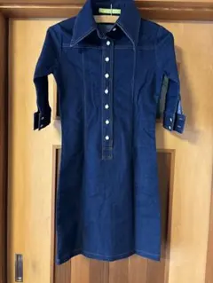 EGOISTE デニム 長袖ミニワンピース