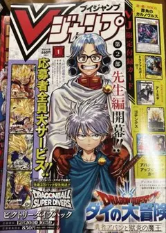 Vジャンプ 2025年1月号 【付録カード5枚セット・コード未読】 ダイの大冒険